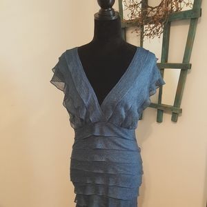 Blue Cocktail Dress